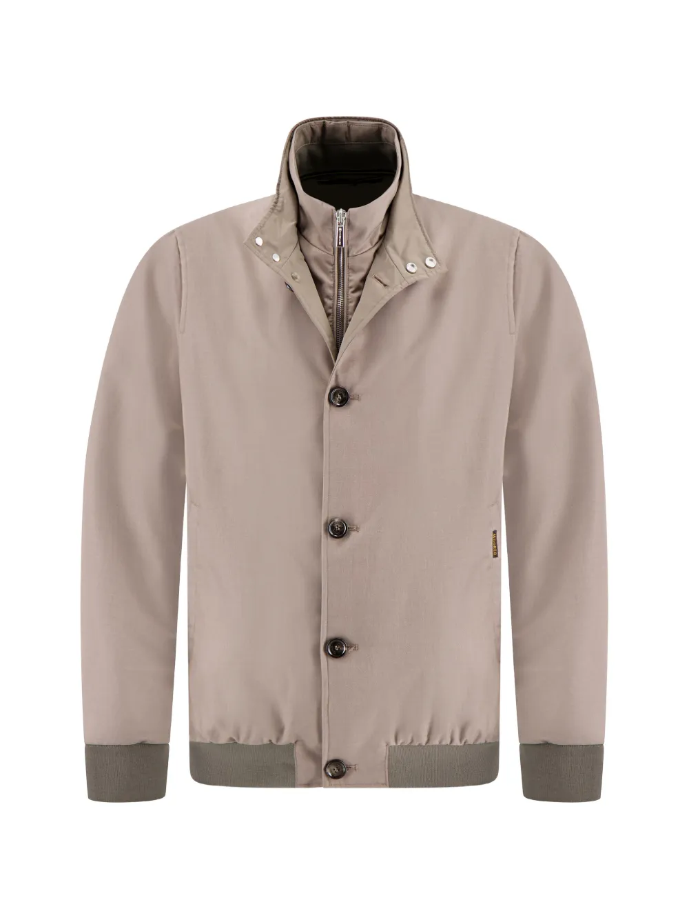 Moorer Bernie-Pum buttoned jacket - Neutrals