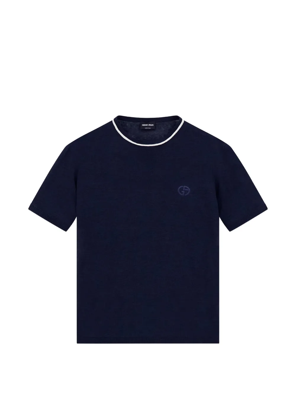 Giorgio Armani crew-neck T-shirt - Blu