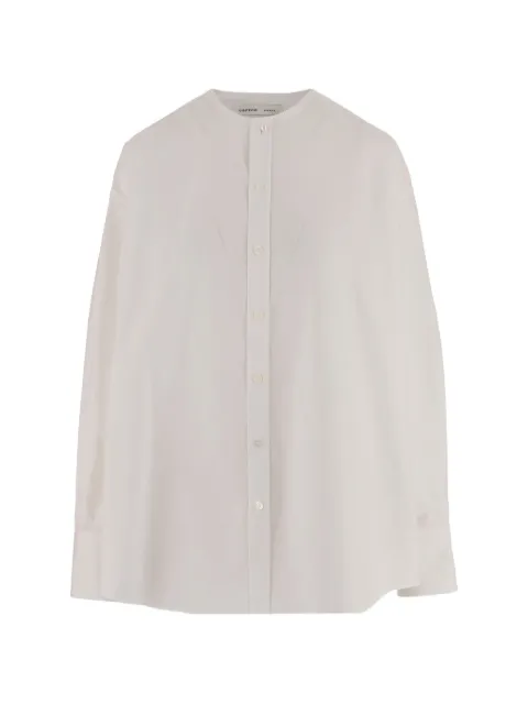 Carven collarless shirt