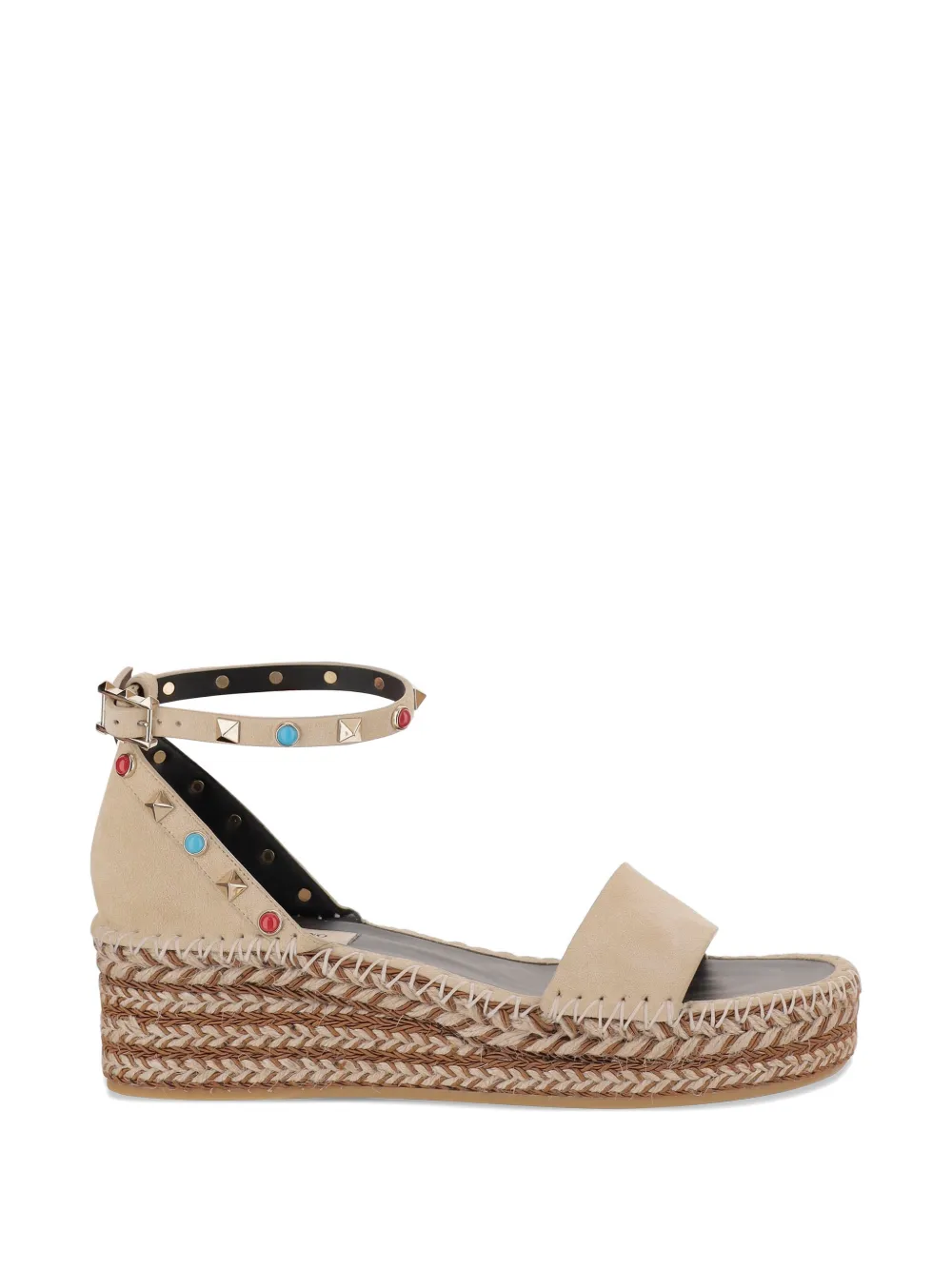 Valentino Garavani studded espadrilles Beige