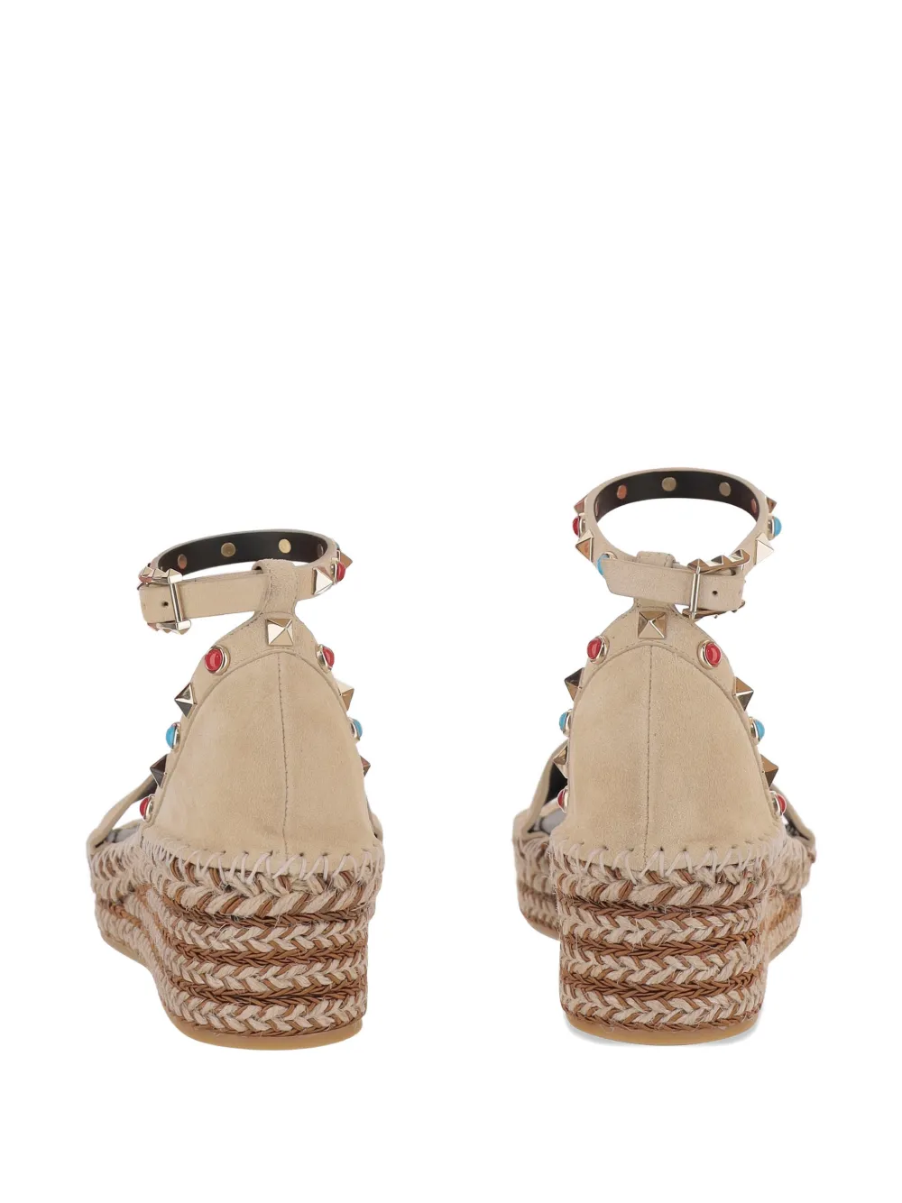 Valentino Garavani studded espadrilles Beige