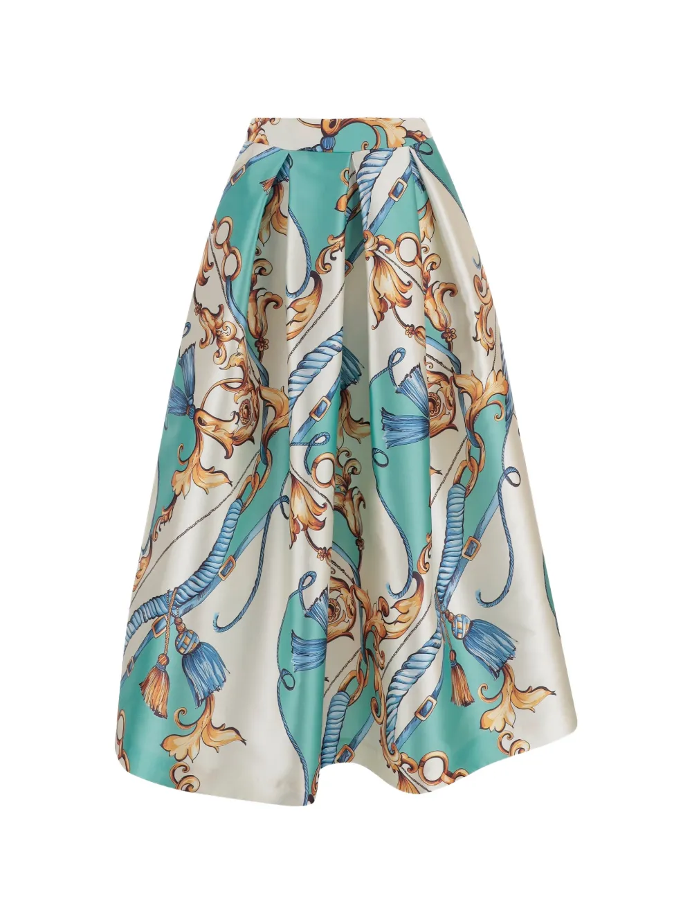 Lunatica Milano patterned skirt - Toni neutri