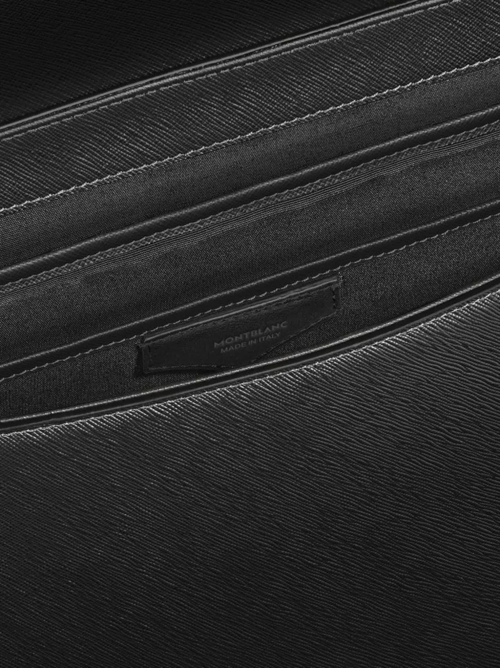 Montblanc Leren messengertas Zwart