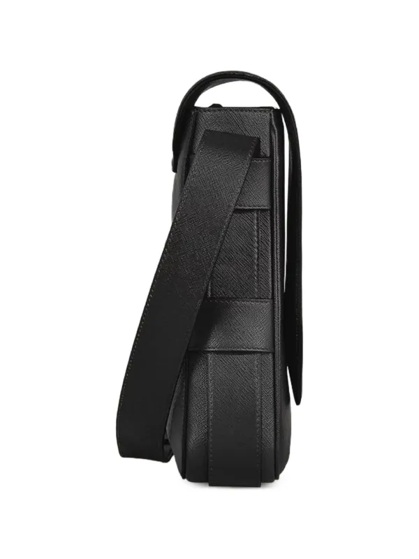 Montblanc Leather Messenger Bag | Black | FARFETCH