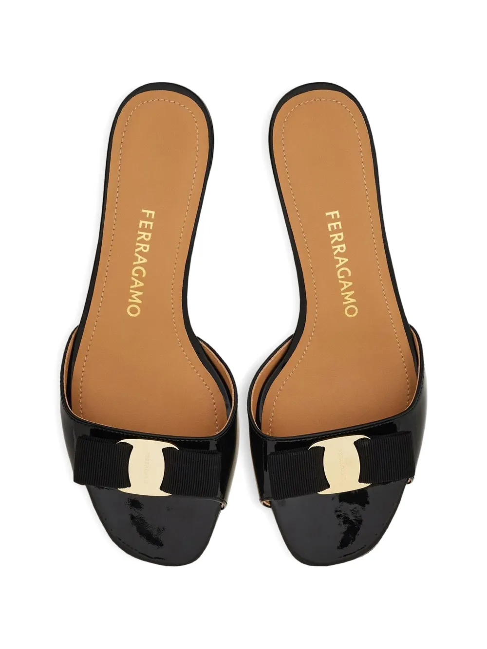 Ferragamo Vara sandalen met strikdetail Zwart