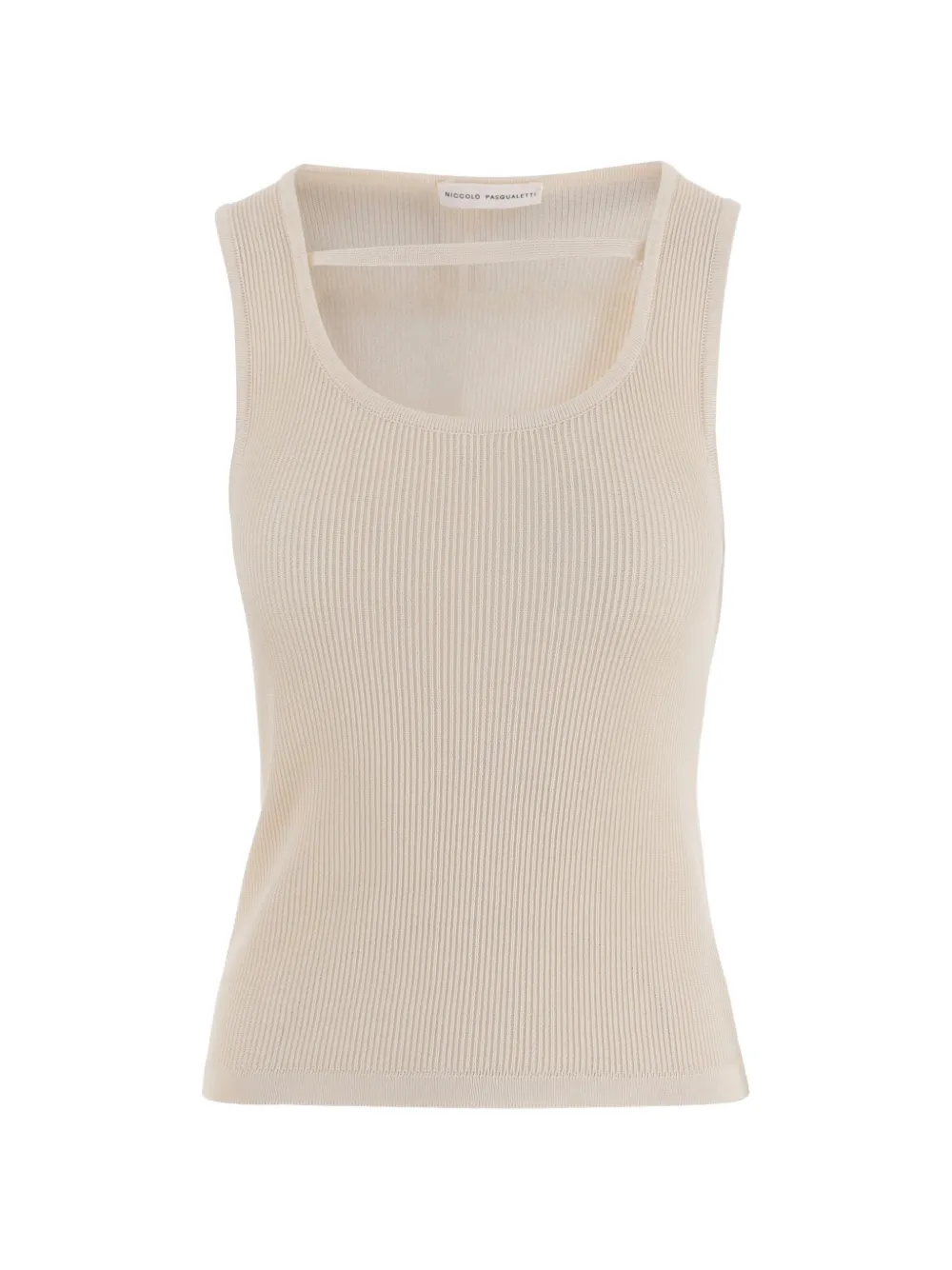Niccolò Pasqualetti ribbed-knit tank top - Toni neutri