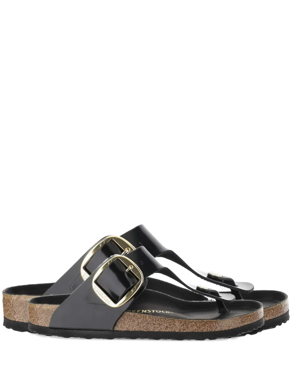 Birkenstock GIZEH buckled sandals - Nero
