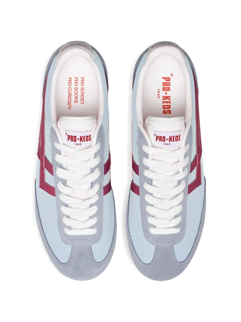 Pro-Keds Racer 77 sneakers met leren vlakken Blauw