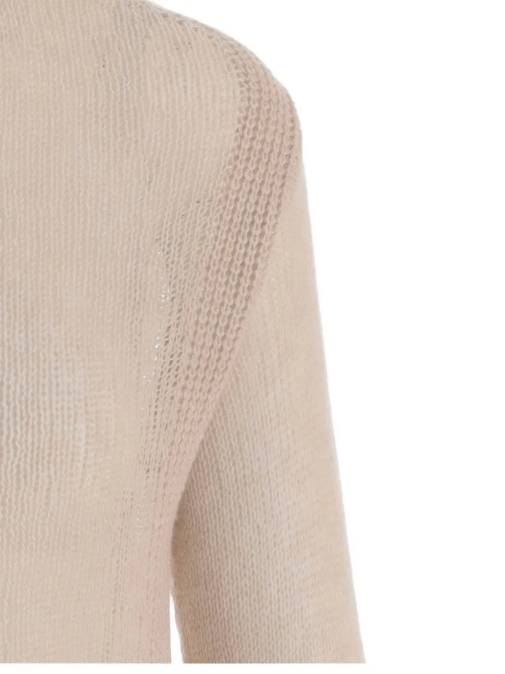 Sa Su Phi Ribbed Crew-neck Sweater - Neutrals 
