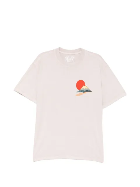Melt mountain graphic T-shirt