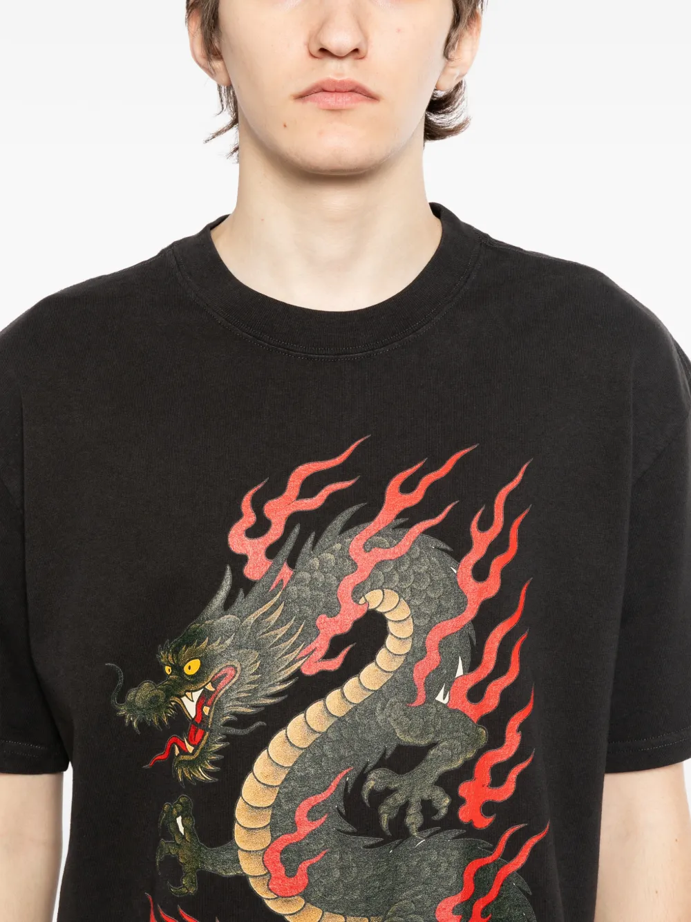 Dragon-Print T-Shirt