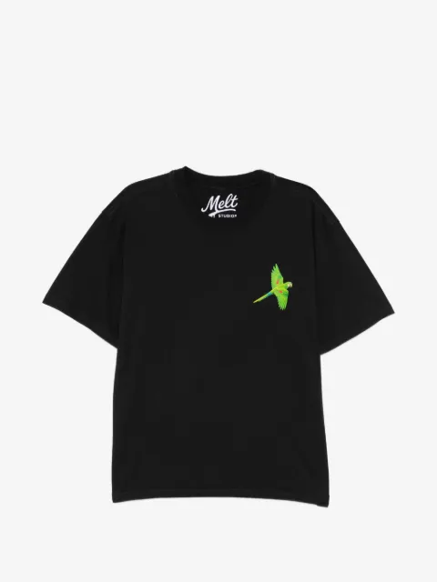 Melt bird-print T-shirt