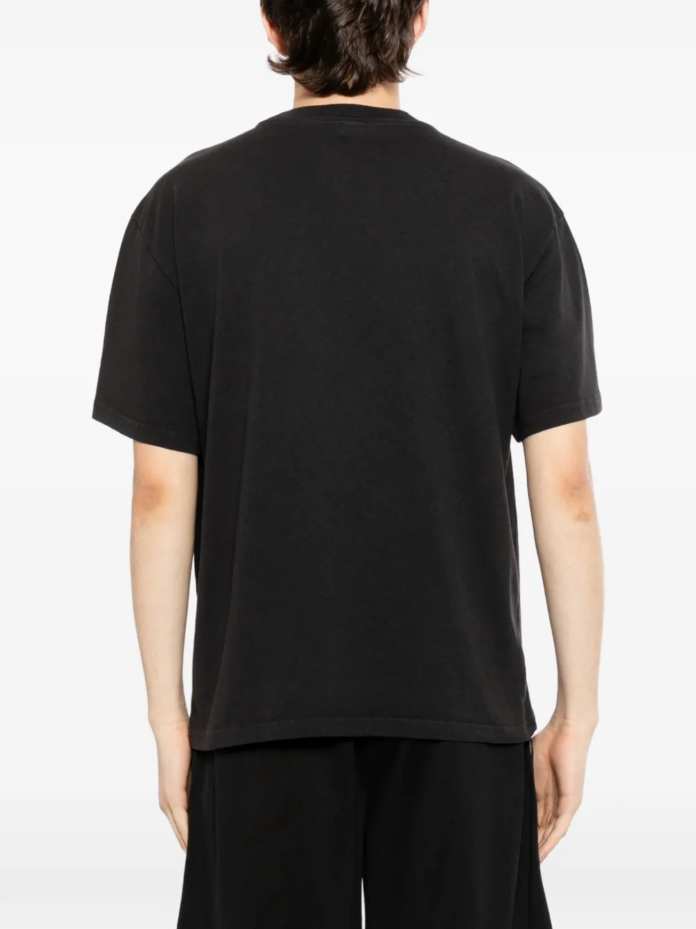 Melt T-shirt met grafische print Zwart