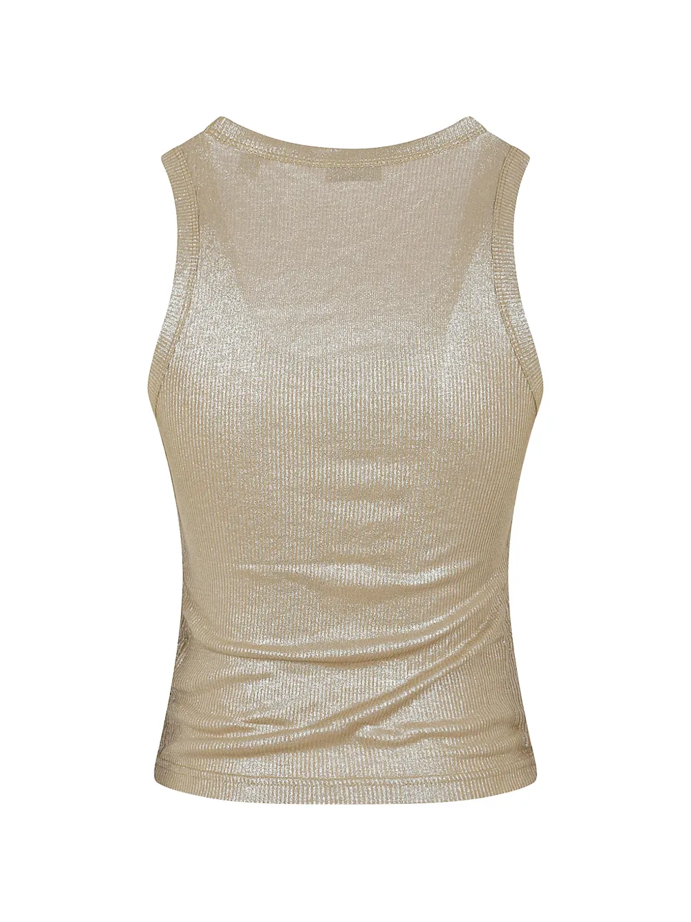 Burberry Geribbelde top Goud