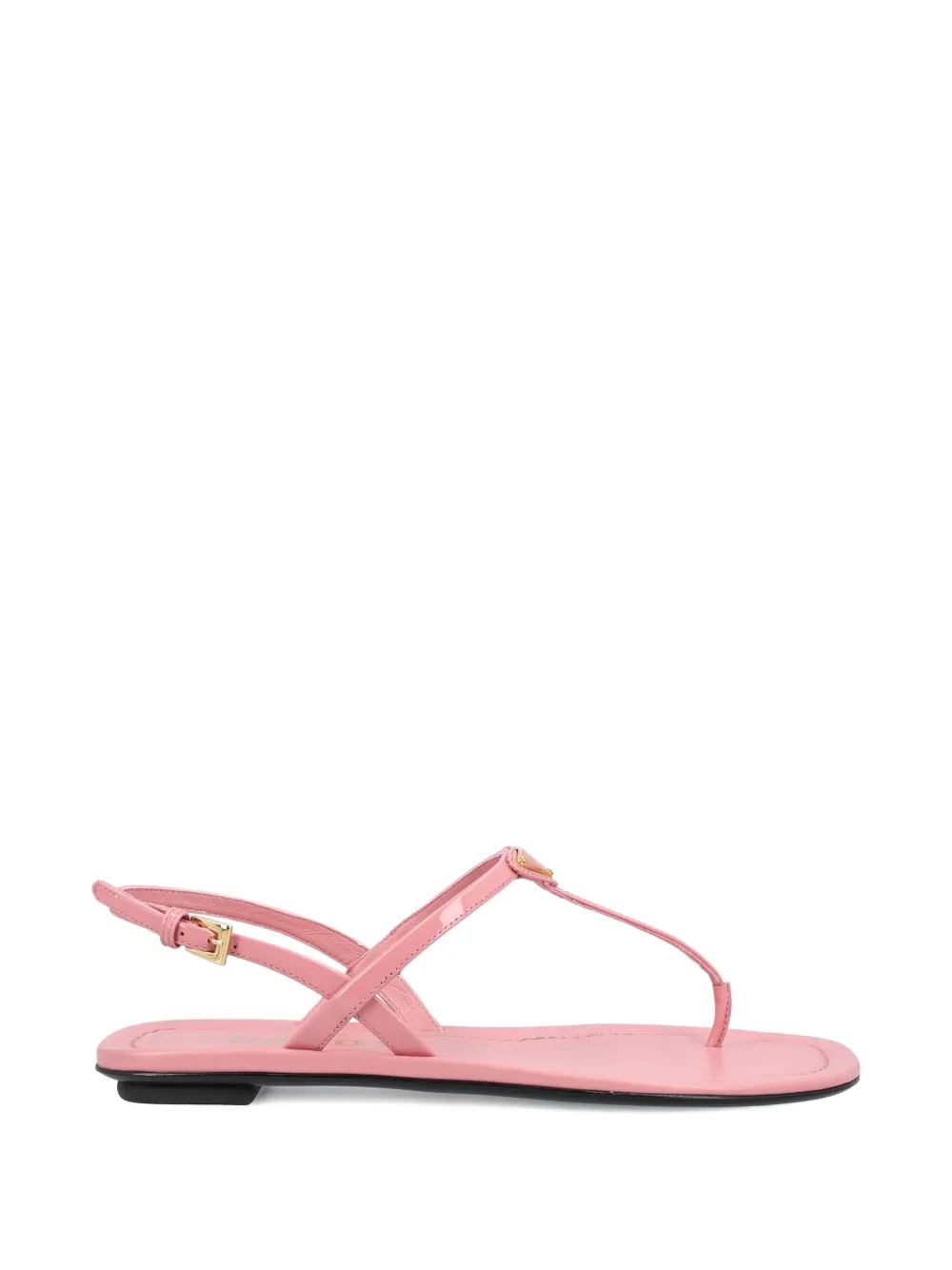 Prada appliqué strap sandals Roze