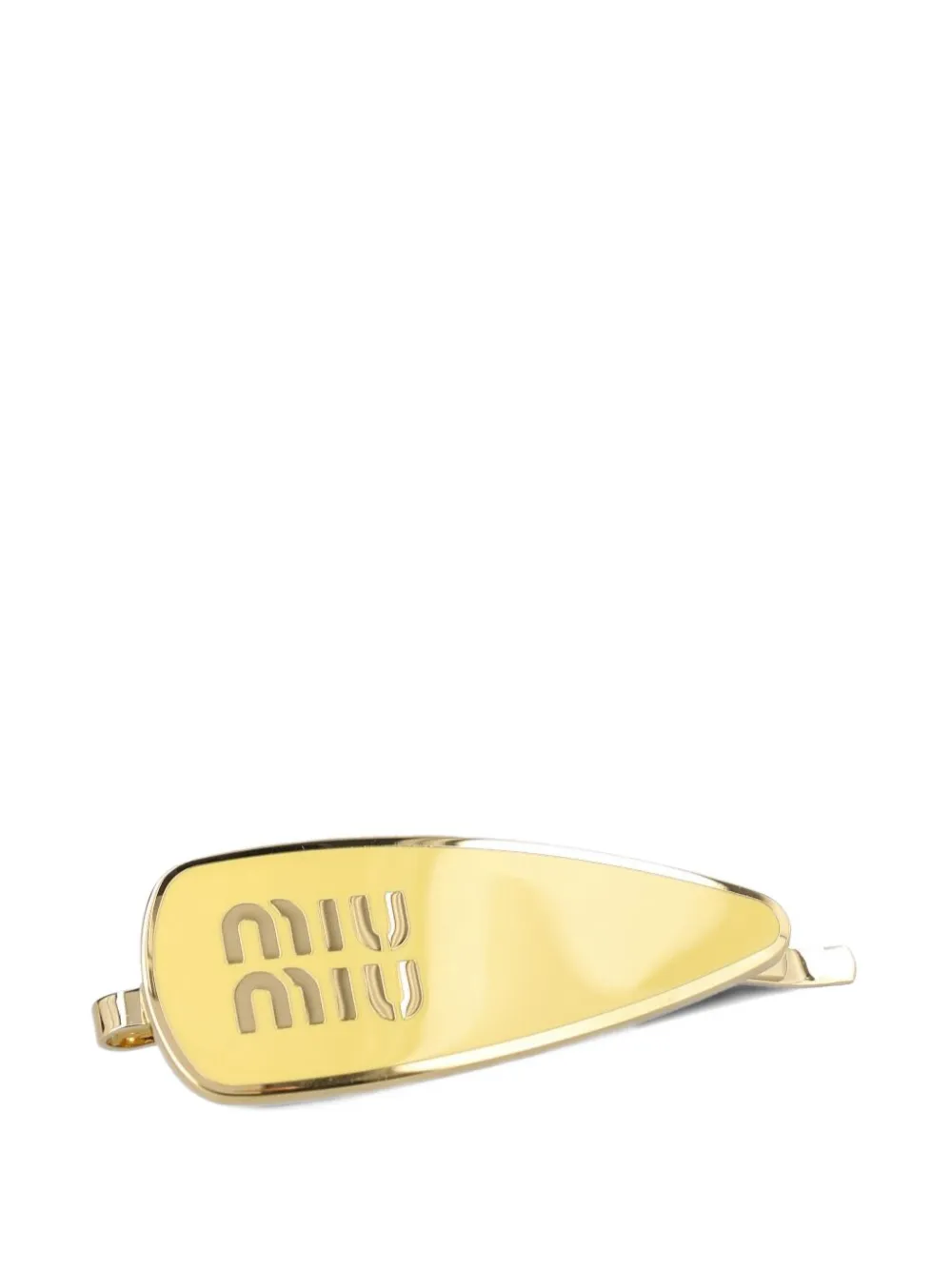 Miu Miu logo hair accessory - Oro