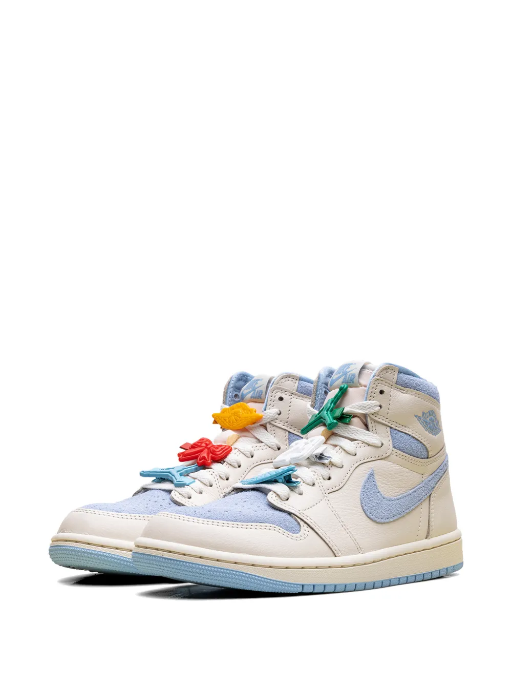 Jordan Air 1 Retro High OG sneakers met geperforeerde details Beige