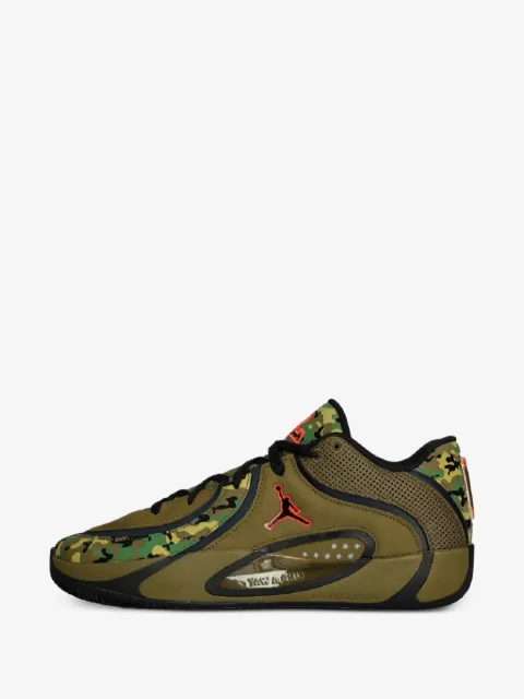 Jordan Tatum 4 camouflage logo sneakers