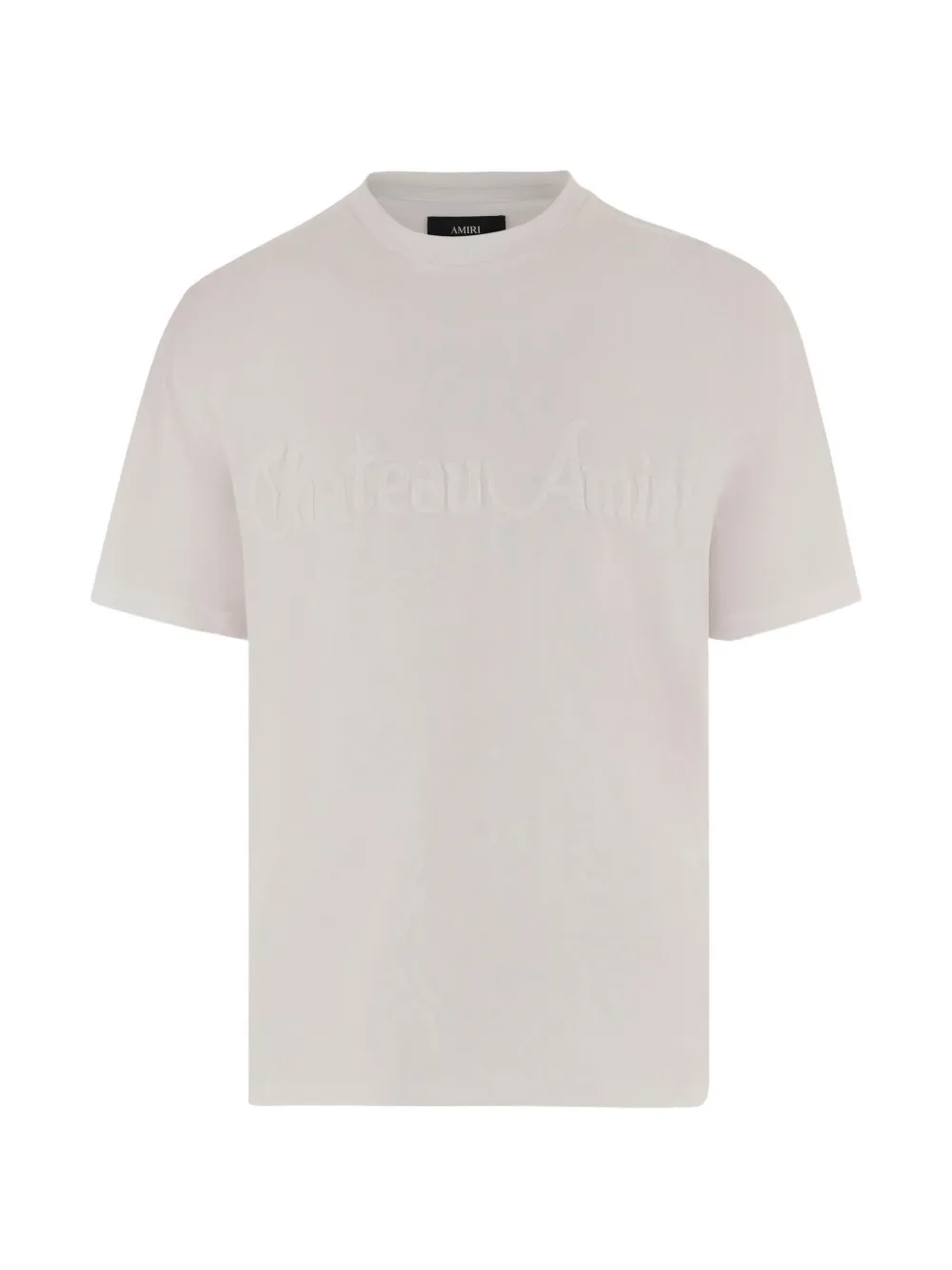 AMIRI logo-detail crew-neck T-shirt - Toni neutri