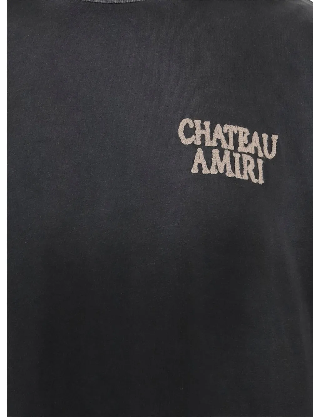 AMIRI T-shirt met logo Zwart