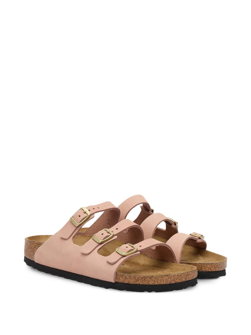 Birkenstock Florida leren sandalen Roze