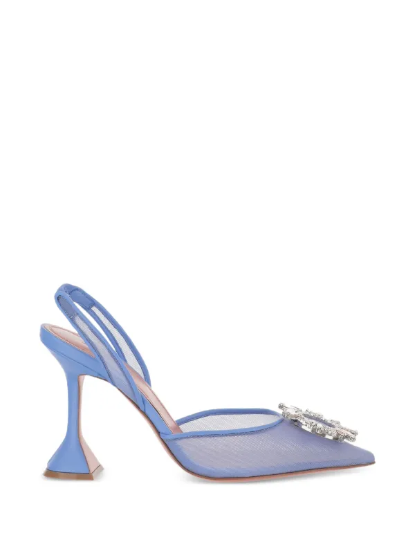 Amina Muaddi Begum Pumps in Blue