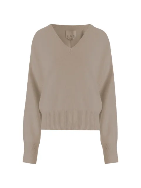 SA SU PHI suéter de cachemira con cuello en V