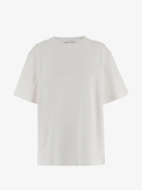 Carven camiseta con logo estampado