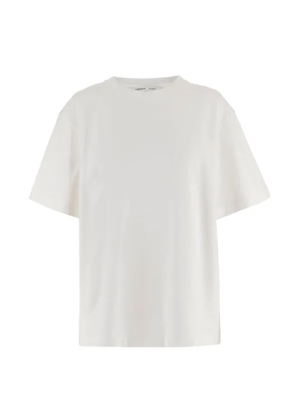Carven Logo-print Round-neck T-shirt in White