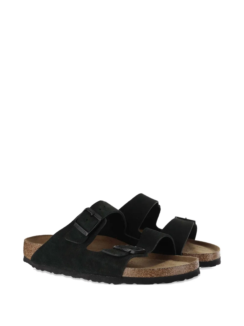 Birkenstock Arizona suede sandals Zwart