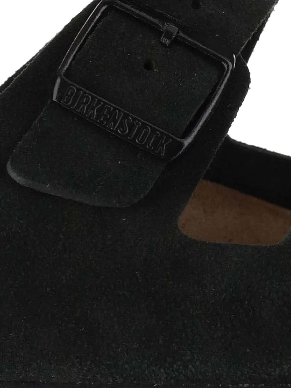 Birkenstock Arizona suede sandals Zwart