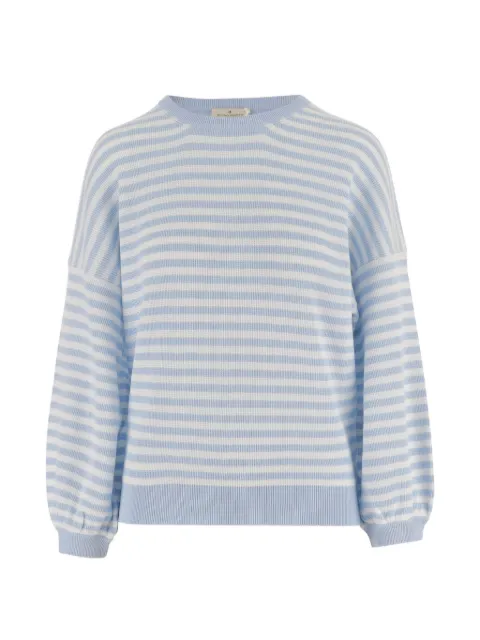 Bruno Manetti striped crew-neck top