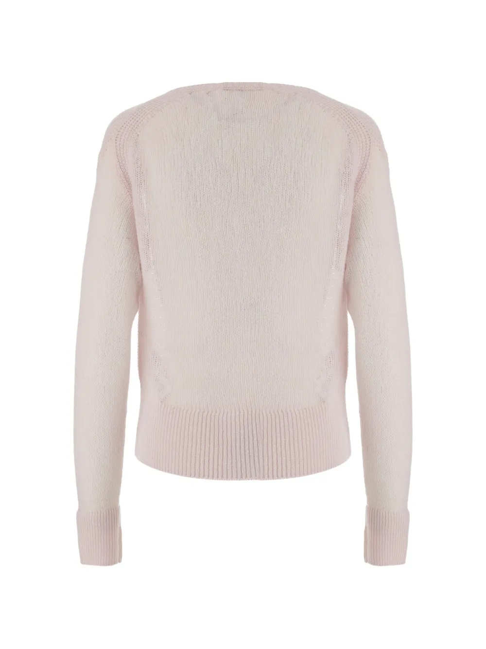 Ribbed Crew-Neck Cashmere Sweater