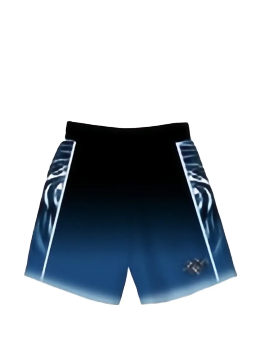 Casablanca printed silk shorts - Nero