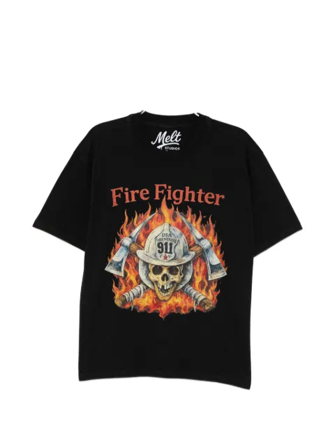 Melt graphic-print T-shirt