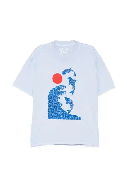 Melt graphic-print T-shirt