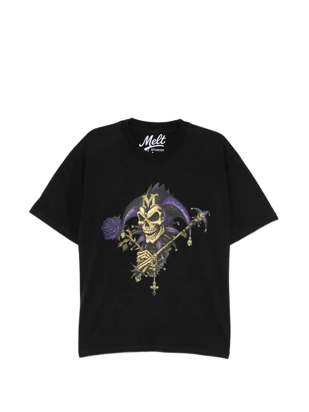 Melt graphic-print T-shirt - Nero