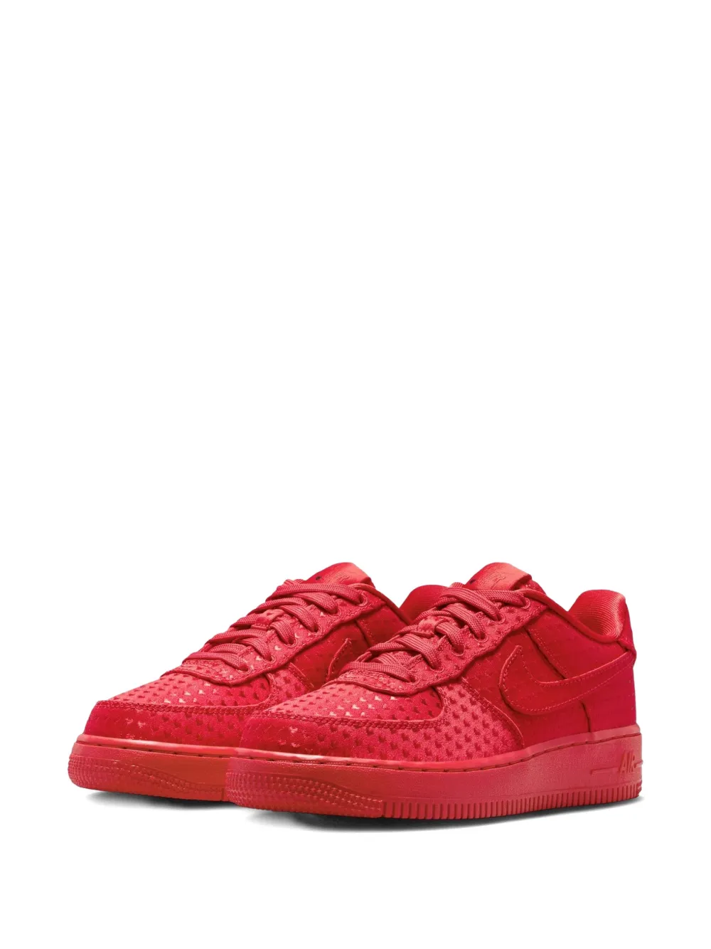 Nike Kids Air Force 1 Low 'Valentine's Day lace-up sneakers Rood