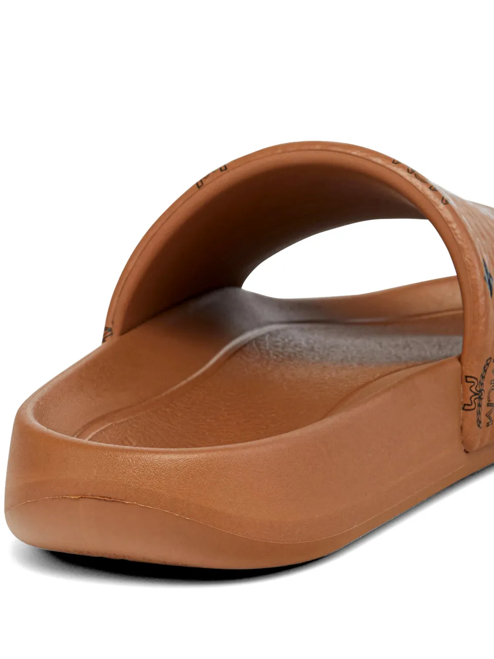 MCM Slippers met monogram-print Beige