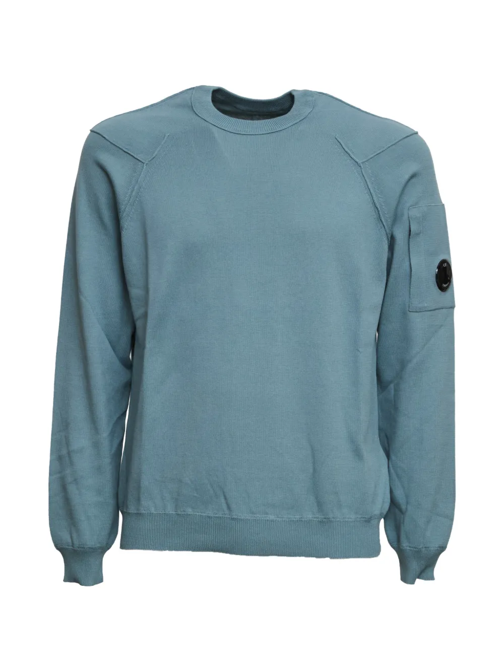C.P. Company crewneck lens pocket sweater - Blau