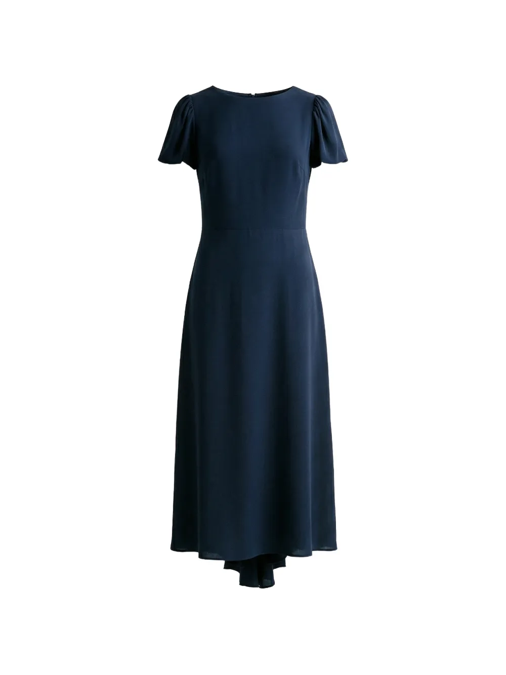 Nº21 short-sleeve midi dress - Blu