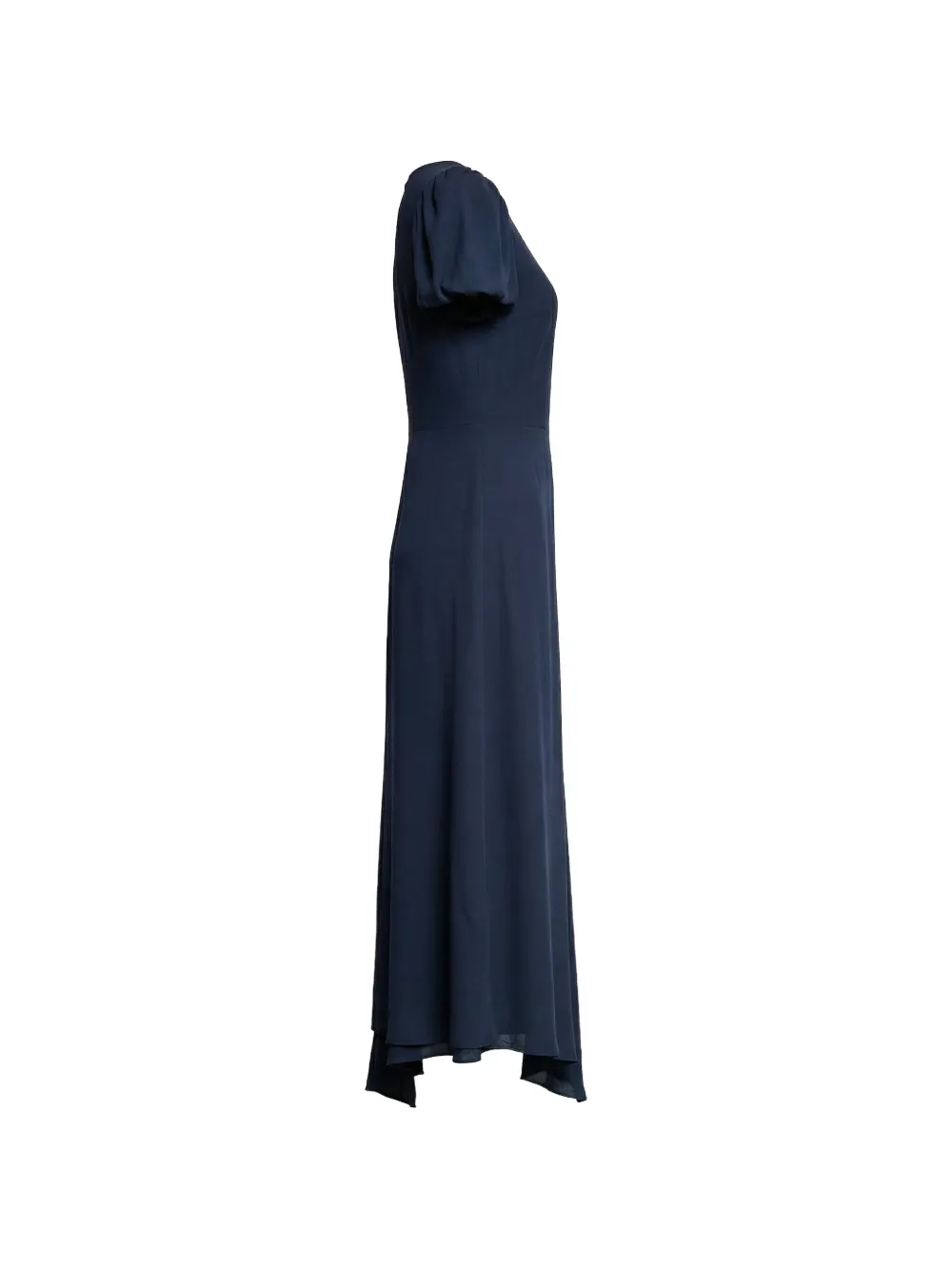  Nº21 Short-sleeve Midi Dress - Blue 