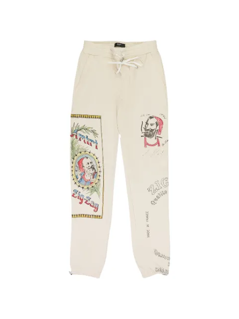 AMIRI sketch zig-zag track pants