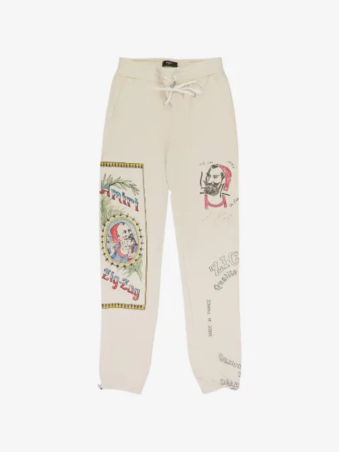 AMIRI sketch zig-zag track pants