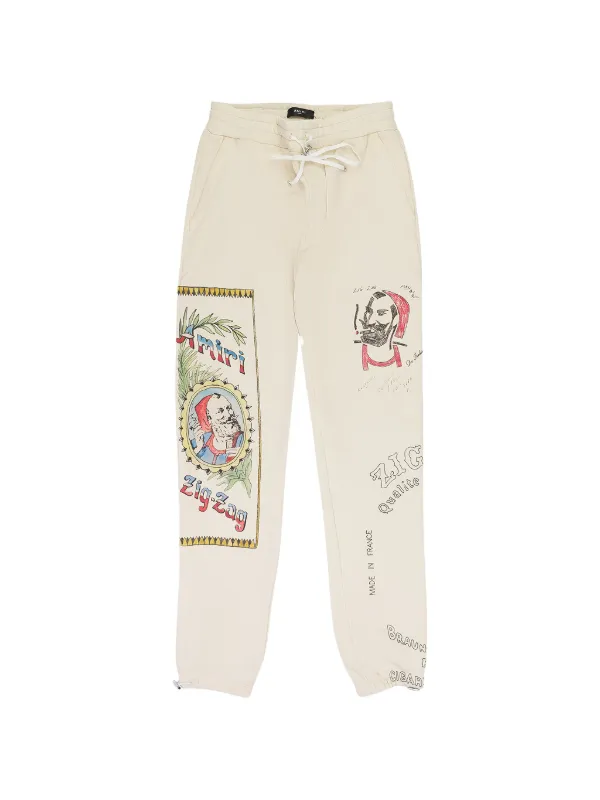 AMIRI スケッチ ジグザグ トラックパンツ | ニュートラル | FARFETCH JP AMIRI スケッチ ジグザグ トラックパンツ | ニュートラル | FARFETCH JP