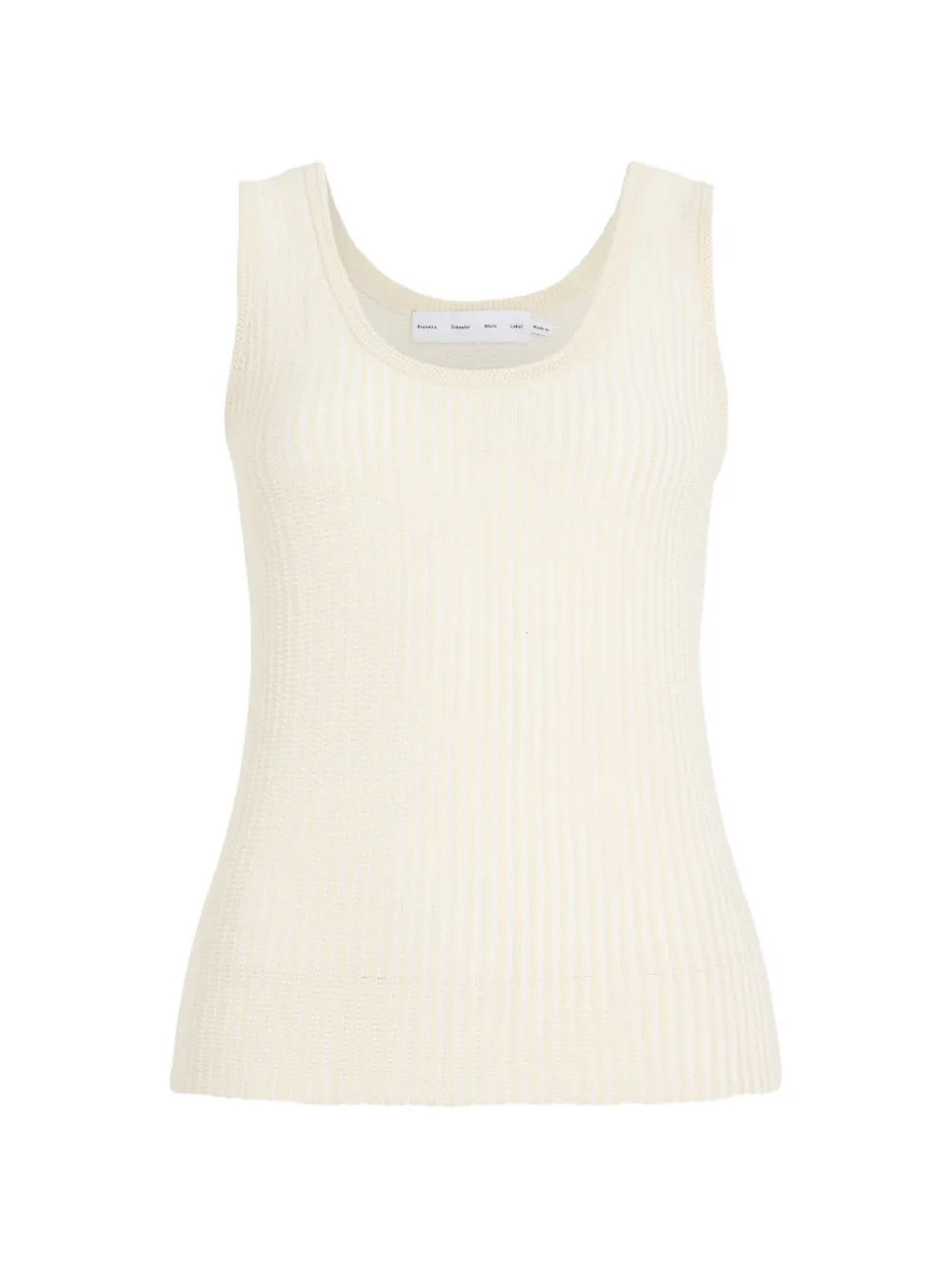 Proenza Schouler White Label Lennox ribbed-knit top - Toni neutri