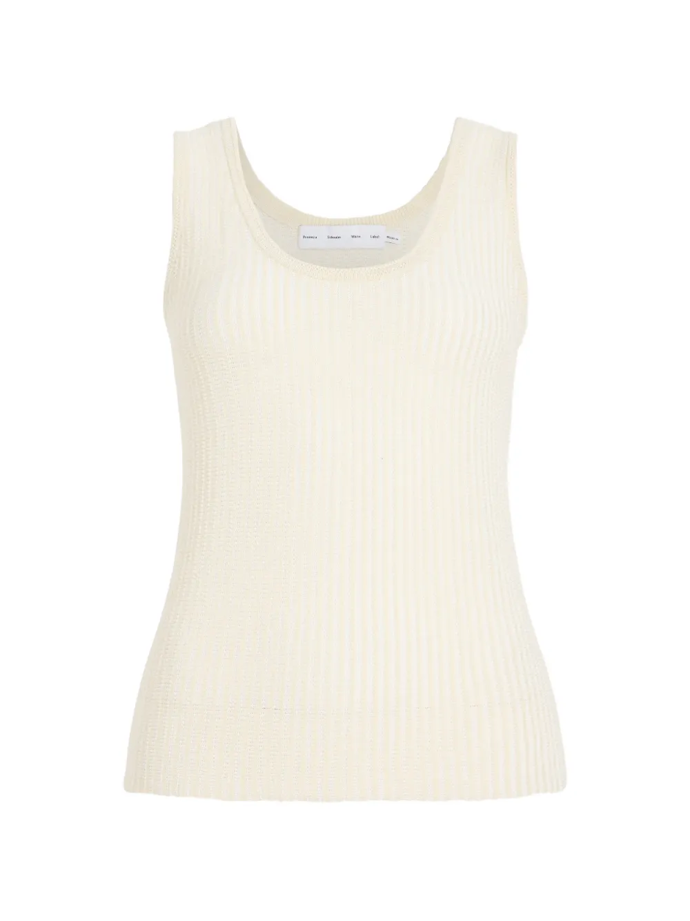 Proenza Schouler White Label Lennox ribbed-knit top - Toni neutri