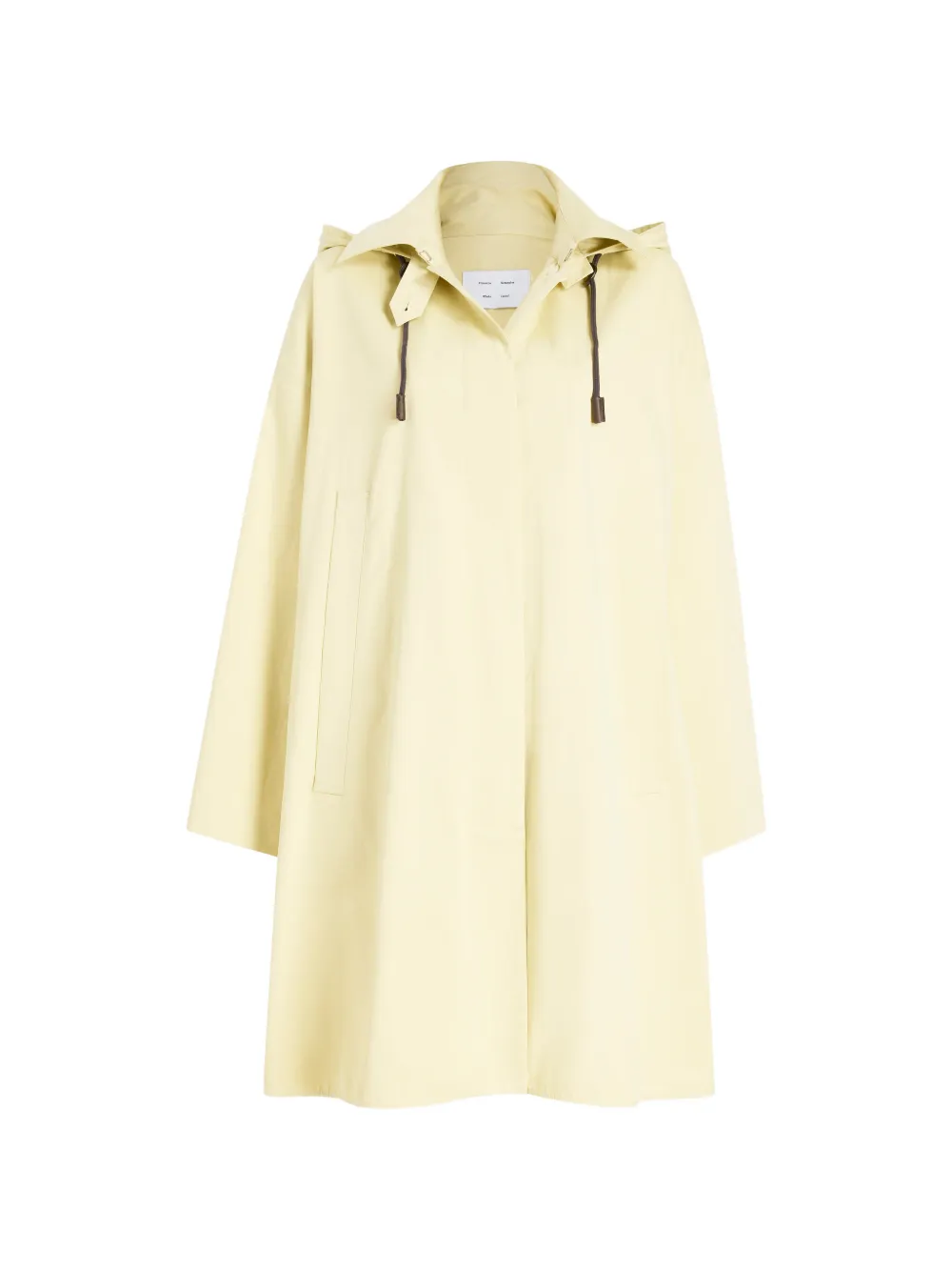Proenza Schouler White Label Camryn trenchcoat met capuchon Geel