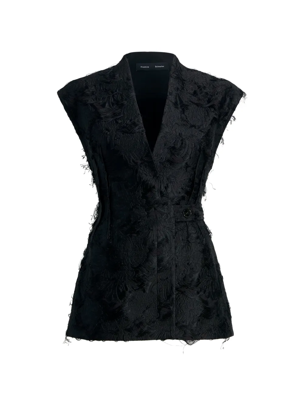Proenza Schouler Cindle gilet met jacquard Zwart