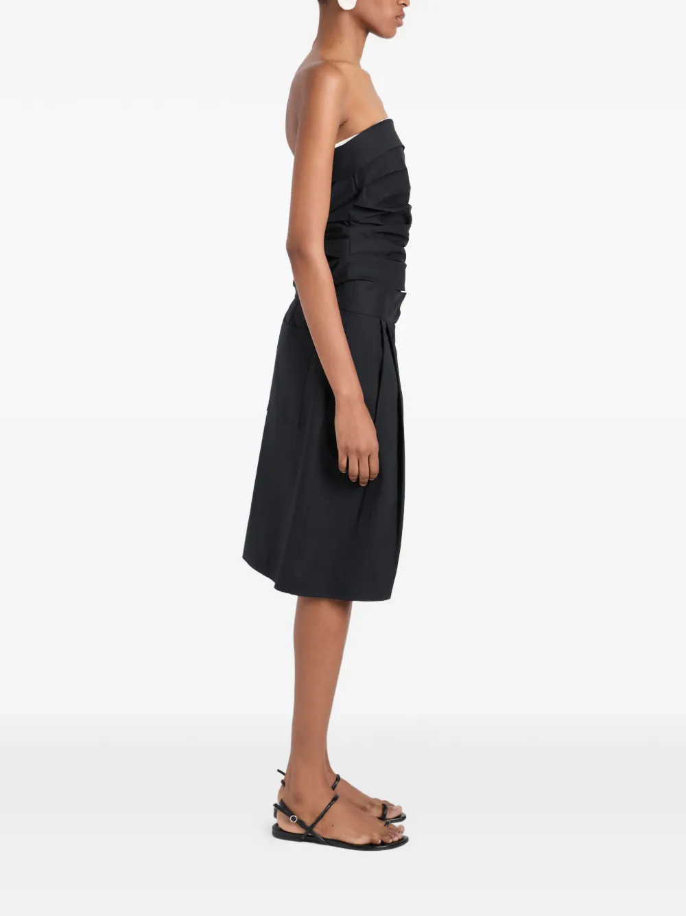 Proenza Schouler White Label Maisy strapless top Zwart